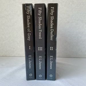 Fithy Shades of Grey trilogy books